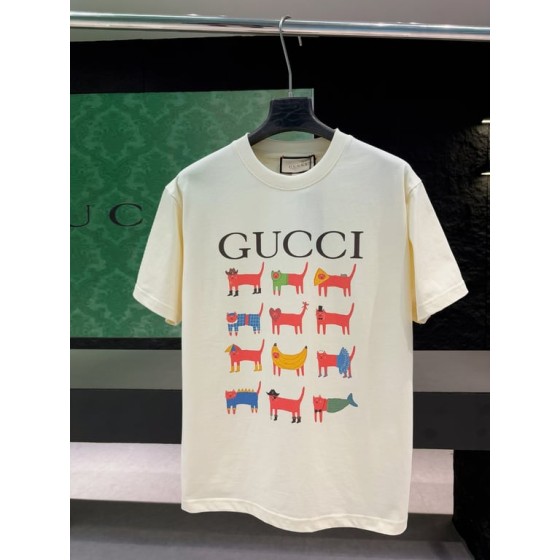 Gucci Early Spring Collection High-Weight Short-Sleeve